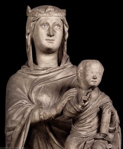 Madonna And Child (detail) — 阿诺尔福·迪·坎比奥