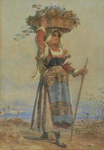 Italian Peasant Girl — Carl Haag