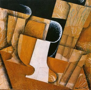 Das Glas (auch Bekannt Als Die Fruchtschale) — Juan Gris