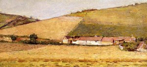 Farm Among Hills — Theodore Robinson