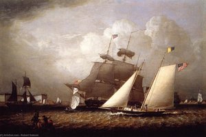 Retrato Do 'dream Poleasure Yacht' — Robert W. Salmon