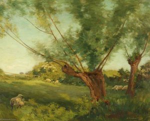 Bibury, Cotswold Hills — Joseph Barnard Davis