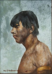 Índio De Perfil* — Adrien Henri Vital Van Emelen