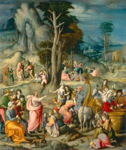 The Gathering Of Manna — Il Bacchiacca
