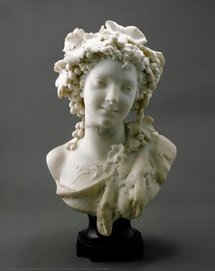 Bust Of Bacchante — Albert Ernest Carrier Belleuse