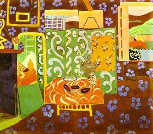 Interior In Aubergines — Henri Matisse