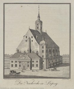 The Neukirche In Leipzig — Johann Heinrich Christian Franke