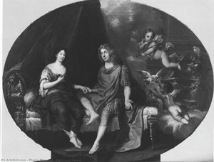 Mars And Venus — Pierre Mignard