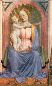 The Madonna And Child With Saints (detail) — Domenico Veneziano