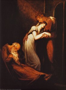 Huon And Amanda With The Dead Alphonso — Johann Heinrich Füssli