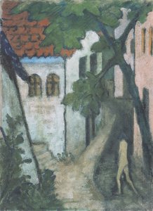 Zigeunerkind Im Dorf — Otto Mueller