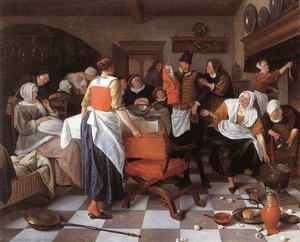 Celebrating The Birth — Jan Havickszoon Steen