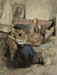 Seated Woman, Reading — Jean-édouard Vuillard