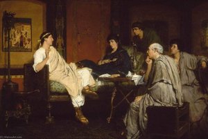 Tibullus At Delias House — Lourens Alma Tadema