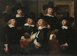 Six Regents And The Beadle Of The Nieuwe Zijds Institute For The Outdoor Relief Of The Poor — Фердинанд Боль