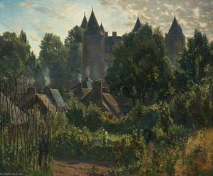 Early Morning, Josselin, France