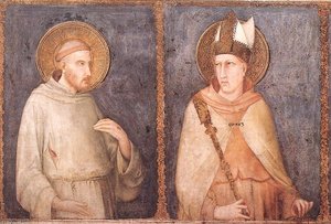 St Francis And St Louis Of Toulouse — Simone Martini