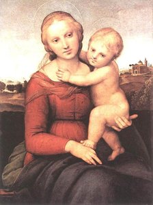 La Madonna Y El Niño (la Pequeña Madonna Cowper) — Rafael