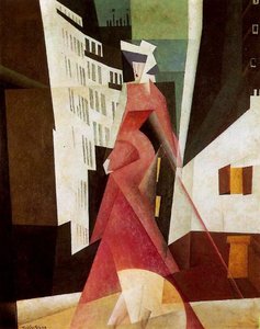 La Dama De Malva — Lyonel Feininger