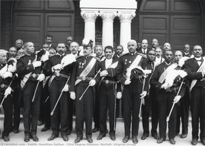 33rd Degree Masons, Norfolk, Virginia Group — Smith, Hamilton Sutton