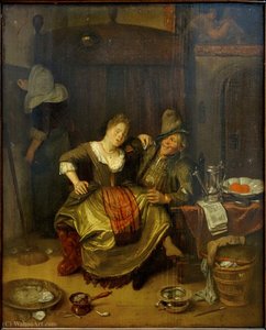 Gallant Scene At Palais Des Beaux-arts De Lille. — Richard Brakenburg