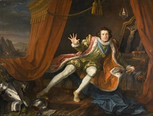 David Garrick Dans Le Rôle De Richard Iii — William Hogarth