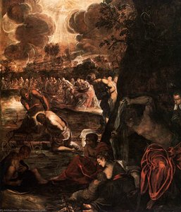 The Baptism Of Christ — Jacopo Tintoretto