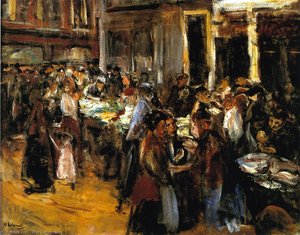 Vegetable Market In Amsterdam — Max Liebermann