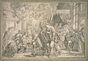 Birth Of The Virgin — Philippe De Champaigne