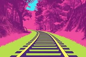 Chromatic Velocity: The Neon Arbor — Thibault Lemoine