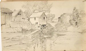 Shed By Pond 1 — John Ottis Adams