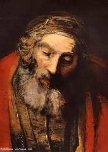 Den Försonade Sonen (detalj) — Rembrandt Van Rijn