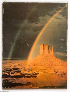 Untitled (double Rainbow Over Desert) — Joseph Cornell