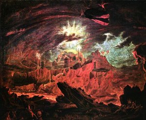The Fallen Angels Entering Pandemonium, From Paradise Lost — John Martin