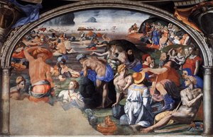 Crossing Of The Red Sea — Agnolo Bronzino