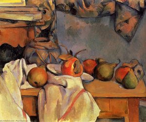 Kompozicija Z Granatoma In Jabolkami — Paul Cézanne