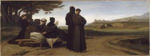 Saint François D'assise,transporte Mourant A Sainte Marie Des Anges, Benit La Ville D'assise (1226) — 프랑수아 레옹 베누이유