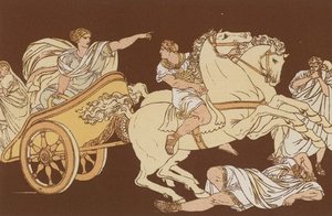 Tullia Driving Over The Body Of Her Father — Bartolomeo Pinelli