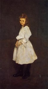 Little Girl In White (also Known As Queenie Barnett) — George Wesley Bellows