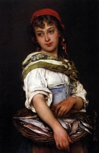 The Days Catch — Eugen Von Blaas