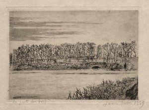 Der Holzbrücke, Ostend — James Ensor