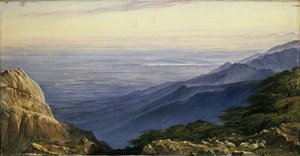 The Plains Of Lombardy From Monte Generoso — Edward Lear