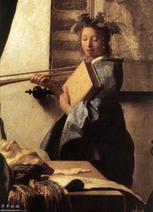 Maleriets Kunst (detalje) — Johannes Vermeer