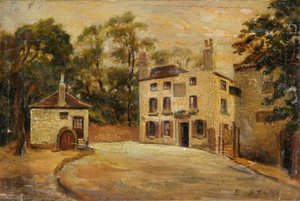 The 'spaniards Inn', October — Ernest Stamp