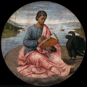 St John The Evangelist On The Island Of Patmos — Domeniko Đirlandajo