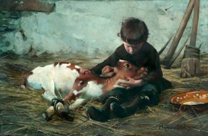 A Parting — Marianne Stokes