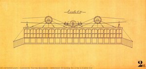 Unknown Drawing No 2 For A Cable Car — Leonardo Torres Quevedo