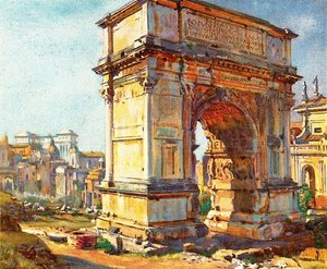 The Arch Of Titus, Rome — Jorge Apperley (george Owen Wynne Apperley)