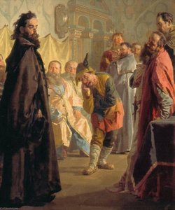 The Disgraced Boyar And A Jester — Nikolai Vasilevich Nevrev