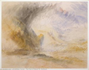 El Pie Del Monte San Gotardo — J.m.w. Turner